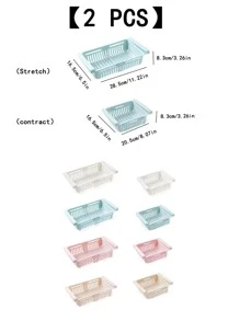 1 cái Giỏ Đựng Tủ Lạnh - trắng - Xem 7