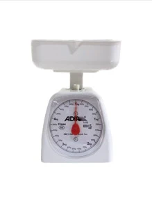 Bascula 5 Kilos  para Cocina con charola para todo tipo de alimentos - Blanco - Ver 1