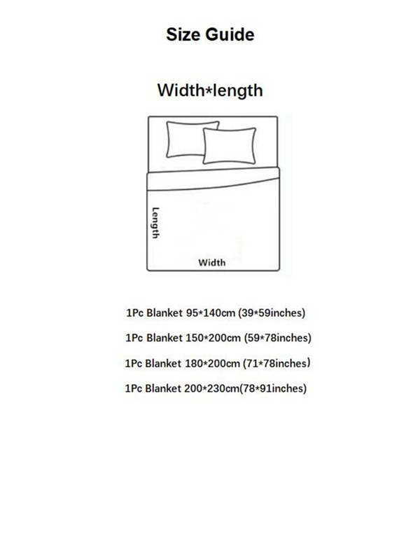 1pc Solid Fuzzy Blanket, Simple White Plush Blanket For Bed SHEIN UK