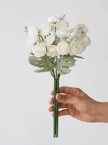 1/3 Bunches Artificial Flowers Faux Flower Bouquet Silk Peony Flowers For Wedding Party Decor,Fake Plants,Spring Fall Winter Decor,Room,Desk,Garden Decor,Room Decoration Stuff