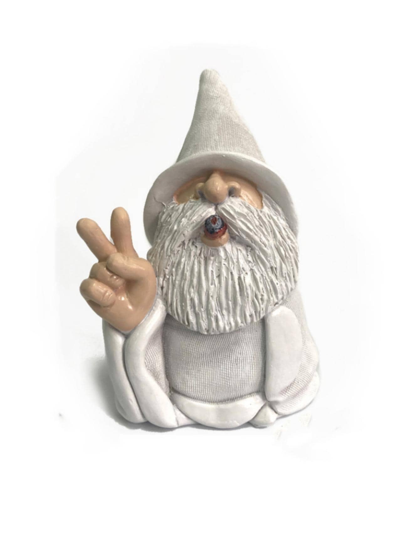 1pc Gonk Shaped Garden Decorative Object - White - View 1