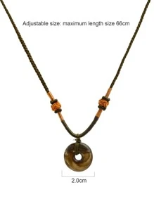 Mặt dây chuyền pha lê - xanh quân đội - Xem 5