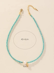 人造珍珠裝飾串珠項鍊，打造時尚男士派對禮物