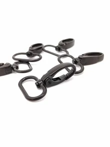 1pc Zinc Alloy Clasp, Modern Black Tool Part For Home - Black - View 4