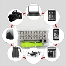 1set Hadfield Steel Screwdriver, Modern 32 In 1 Maintenance Tool For Home - Green - View 2