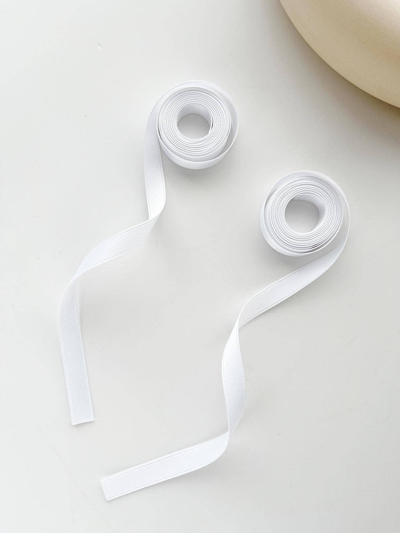 2 Miếng Dây buộc tóc rắn Đối với Trở lại Đến Trường học Đối với Trở lại Đến Trường học - trắng - Xem 1