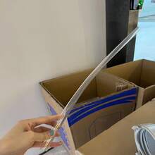 Clear Plastic Tubing BPA Free and Non-Toxic, Multipurpose PVC Clear Tubing for Transfer Water Air Oil - White - View 1