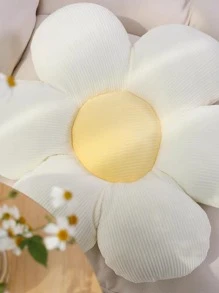 1pc Flower Design Chair Cushion, Modern Polyester Seat Pad For Home - Multicolor - View 8