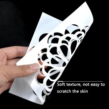 16pcs Painting Template Reusable Mandala Stencils, Laser Cut Painting Stencil Mandala Drawing Stencil - White - View 2