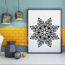 16pcs Painting Template Reusable Mandala Stencils, Laser Cut Painting Stencil Mandala Drawing Stencil - White - View 5