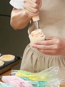 6 piezas Boquilla de tubería de acero inoxidable - Plateado - Ver 5