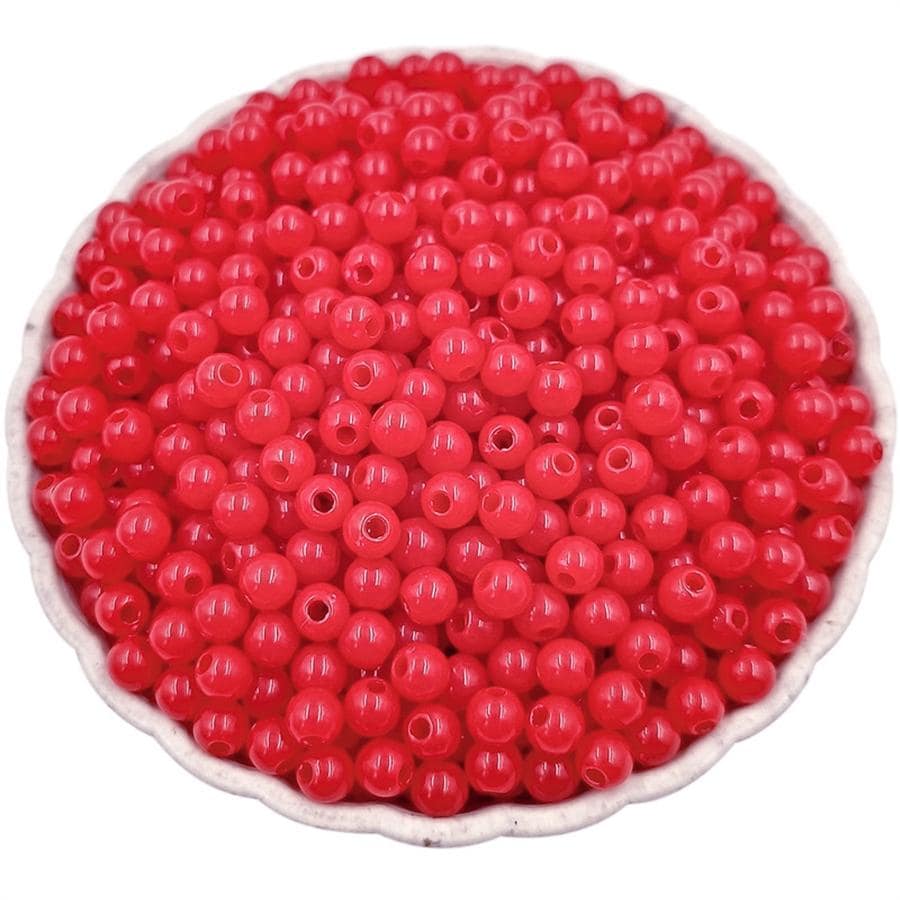 200入組/套釘珠DIY首飾配件 - 紅色 - 查看 1