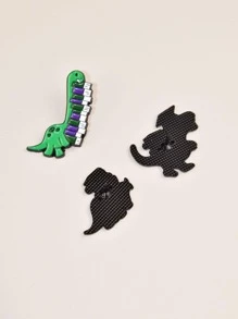 3pcs/set Cartoon Dinosaur Design Brooch - Multicolor - View 4