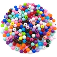 200入組/套釘珠DIY首飾配件 - 米色 - 查看 4