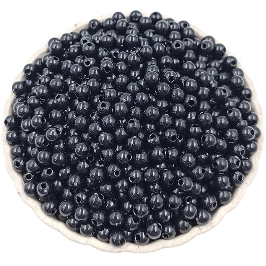 200入組/套釘珠DIY首飾配件 - 黑色 - 查看 1