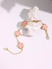 Vòng tay trang trí hoa - Hồng - Xem 3