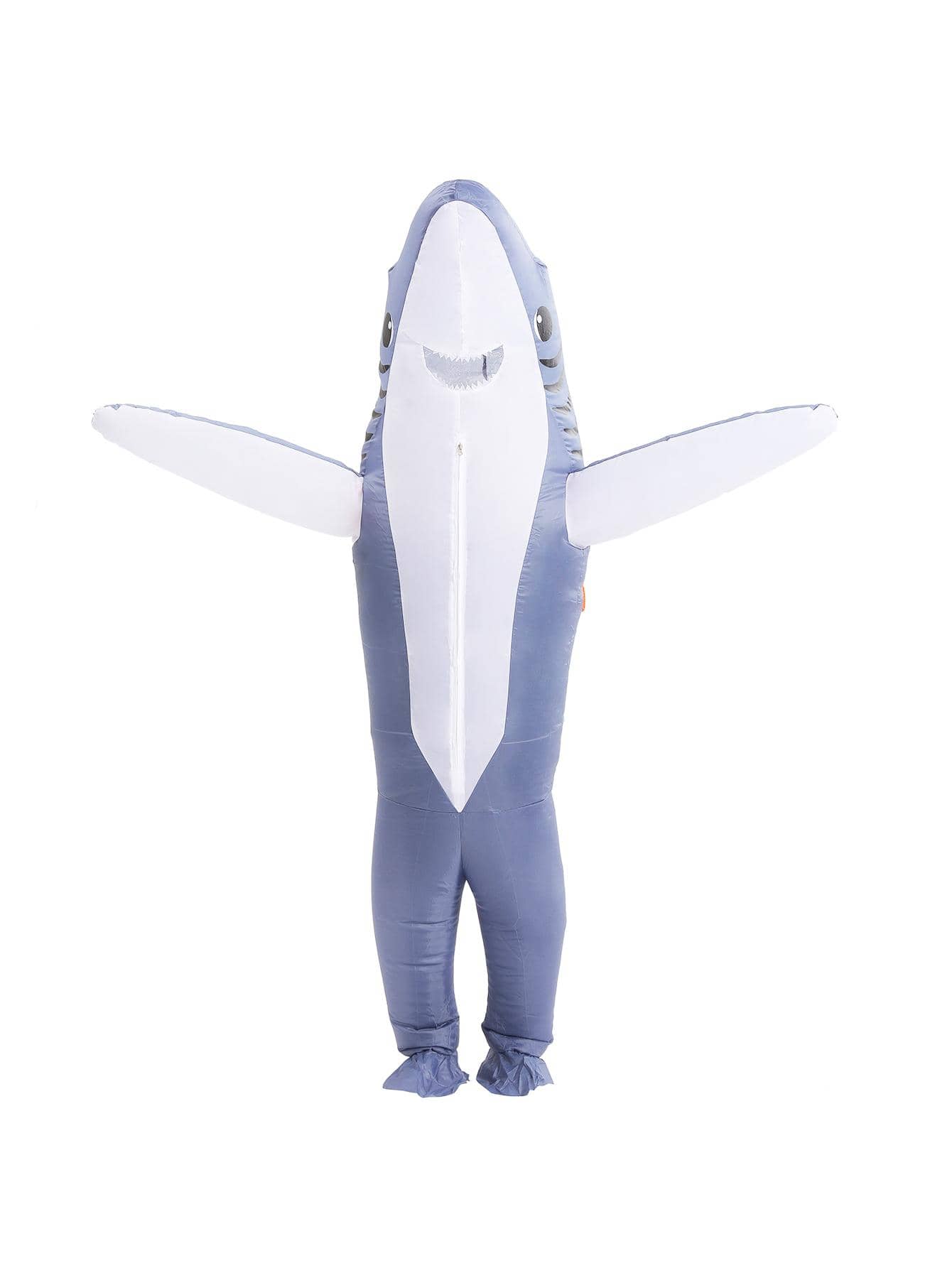 1pc Shark Design Party Costume - Grey - View 1