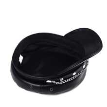 CHICVUE Street Women Chain & Anchor Decor Vintage Baker Boy Cap For Daily Life Gifts - Black - View 9