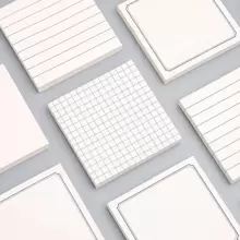 1 tờ giấy ghi chú đơn giản - trắng - Xem 1