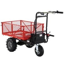 RedRock Wheelbarrow Utility Cart Electric Powered CartMaterial Hauler - Red - View 2