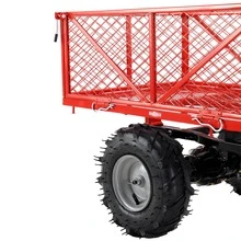 RedRock Wheelbarrow Utility Cart Electric Powered CartMaterial Hauler - Red - View 9