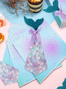 10入組美人魚尾設計禮物盒 - 彩色 - 查看 3