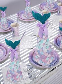 10入組美人魚尾設計禮物盒 - 彩色 - 查看 2