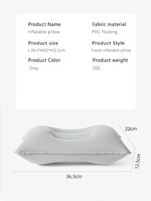 1pc Portable Camping Pillow - Multicolor - View 8