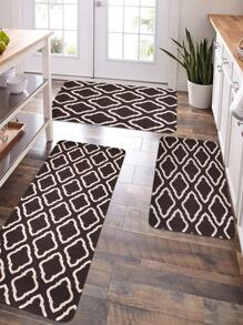 1 pieza Alfombra para cocina estampado geométrico - Multicolor - Ver 5