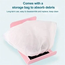 1入組ABS指甲吸塵器，現代粉色家用吸塵器 - 粉色 - 查看 7
