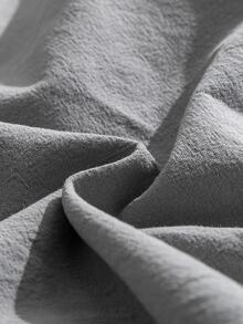 1入灰色沙發裝飾靠墊套 - 灰色 - 查看 6