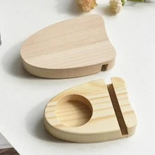 1入組木頭燭臺 - 黃色 - 查看 3