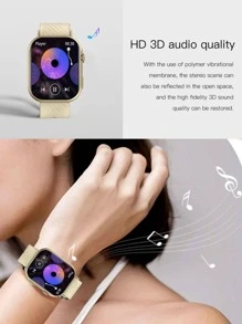 Relojes Inteligentes Luminoso Casual Deportivo - Dorado - Ver 6