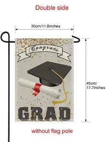 1 Mũ Tốt Nghiệp Hoa Văn Vườn Lá Cờ Vải Hiện Đại Sân Cờ Trang Trí Sân Vườn - Nhiều màu - Xem 7