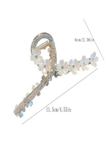 Kẹp Tóc Trang Trí Hoa - Vàng - Xem 5