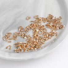 100入組/套時尚U型DIY首飾配件適合女士DIY首飾製作 - 金色 - 查看 1