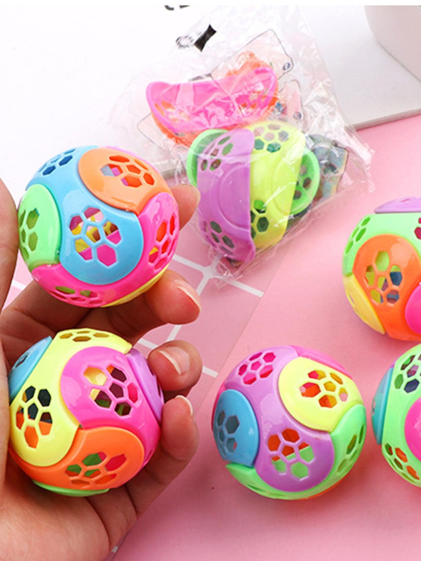 6pcs/set Creative Educational Assembly Ball Puzzle Toy For Kids, With