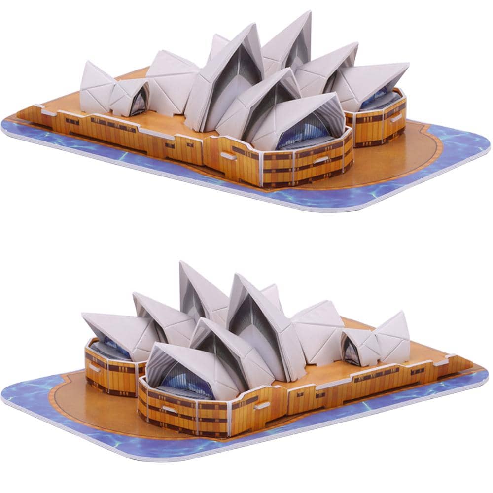 44 Style World Famous Architecture Building Model Sydney Opera House 3D Puzzle Construction 3D