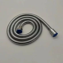 1入組不銹鋼淋浴頭管，浴用現代質感銀色淋浴軟管