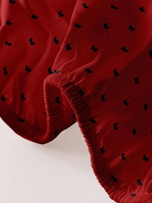 1 件蝴蝶图案床笠，现代面料卧室床笠