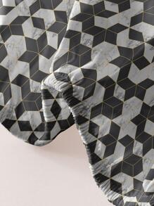 1 Họa Tiết Hình Học Trang Bị Tấm Vải Hiện Đại Trang Bị Tấm Đáy Cho Phòng Ngủ - Nhiều màu - Xem 5