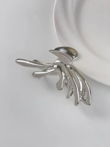 Butterfly Design Hair Clawhair Clip Hair Jaw Clip Hair Clamps - Silver - View 1