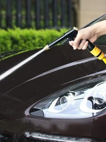 1pc Pressurized Watering Spray Gun - Black - View 2