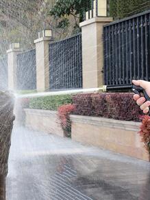 1pc Pressurized Watering Spray Gun - Black - View 5