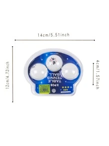 1set ABS Table Tennis Ball - Multicolor - View 3