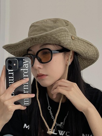 素色漁夫帽