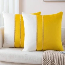 1 Stück Kissenbezug ohne Füllstoff Farbblock,