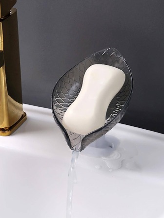 1 件树叶图案肥皂盒家居浴室装饰