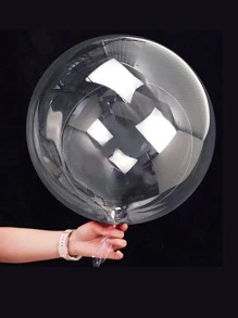 5 globos decorativos transparentes. - transparente - Ver 2