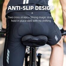 ROCKBROS Bike Seat Cushion Gel Bike Seat Cover Padded Narrow Seat Cover for Peloton Bike, Spin Bike, exercise bike, Exercise Bike, Mountain Road Bike with Rain Cover, 11x7inch - 紅色 - 查看 3